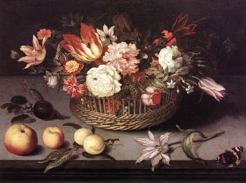 BOSSCHAERT, Johannes Basket of Flowers gh oil painting image